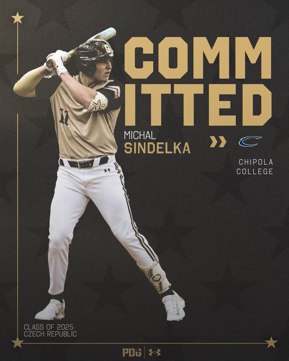 PDG Academy Generals (@pdgabaseball) on Twitter photo Congrats to our guy <a href="/Michalindelka1/">Michal Šindelka</a> on his commitment to Chipola‼️
#GoGold | #PTBAW | #Burgtough Congrats to our guy <a href="/Michalindelka1/">Michal Šindelka</a> on his commitment to Chipola‼️
#GoGold | #PTBAW | #Burgtough