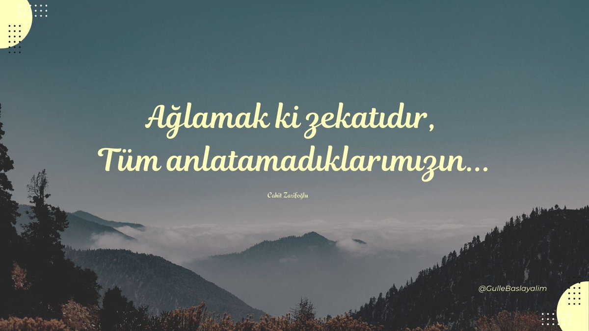 GulleBaslayalim's tweet photo. Ağlamak ki zekatıdır, 
Tüm anlatamadıklarımızın...

#cahitzarifoglu #GulleBaslayalim #siirtpasif https://t.co/5dPqvigEGW