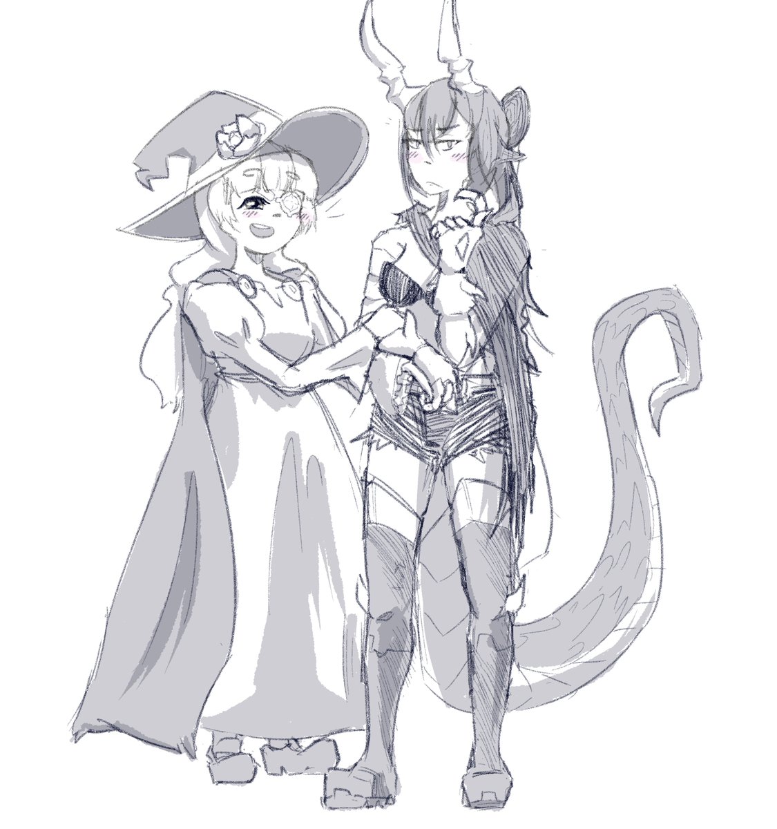 It's not what I usually post to twitter, but I have a great fondness for action, armor, and character design, particularly in the TTRPG space. I'd happily and readily take commissions to get a character from your mind onto the page