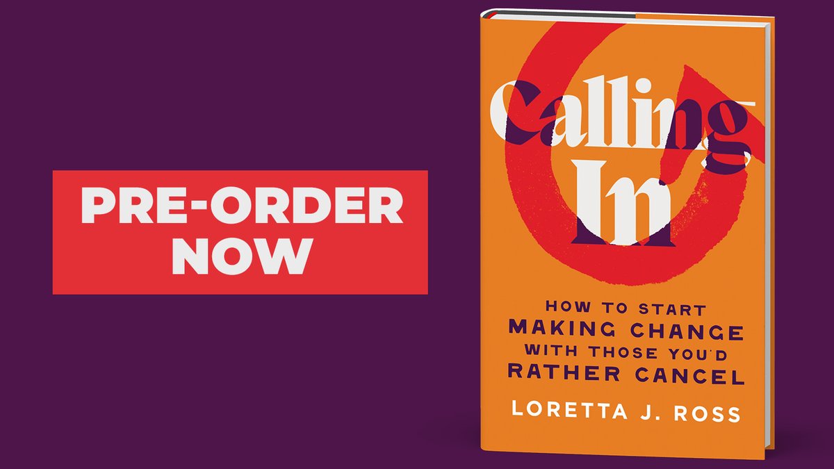 Simon & Schuster (@simonbooks) on Twitter photo CALLING IN by <a href="/LorettaJRoss/">Loretta J. Ross</a> is a must-read for anyone who wants to move beyond divisive conflicts and create meaningful change.
Learn more about this groundbreaking guide to building real connections with those you disagree with: bit.ly/4eKwS9M CALLING IN by <a href="/LorettaJRoss/">Loretta J. Ross</a> is a must-read for anyone who wants to move beyond divisive conflicts and create meaningful change.
Learn more about this groundbreaking guide to building real connections with those you disagree with: bit.ly/4eKwS9M