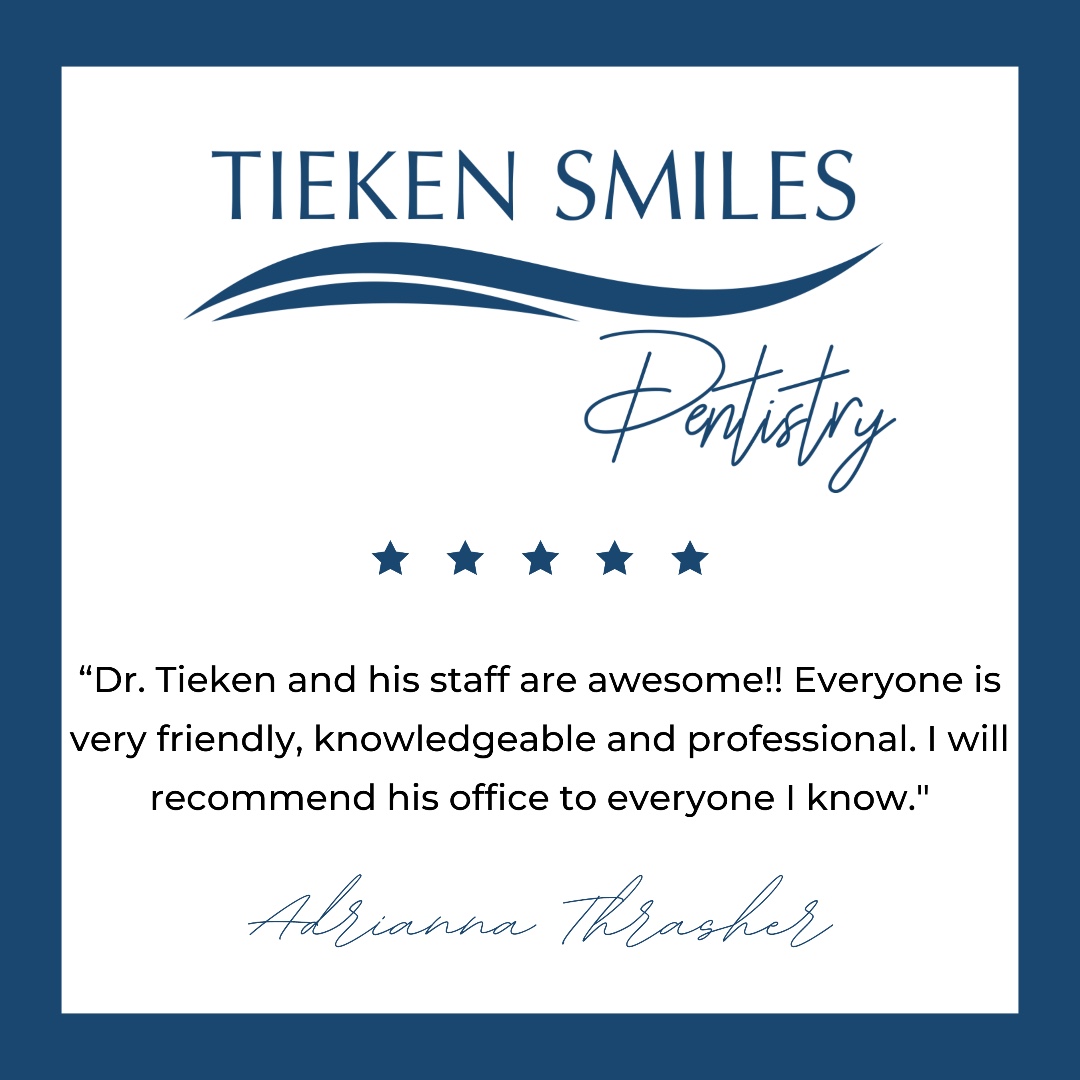 tiekensmiles's tweet photo. We love when our patients share their experiences! Adrianna, left this Google review after a recent visit.

Head to our Google page to tell us about your visit!

 #PatientReviews #TiekenSmilesDentistry #TiekenSmiles #LeagueCityTX #LeagueCityDentists https://t.co/j9iN9bJoYB
