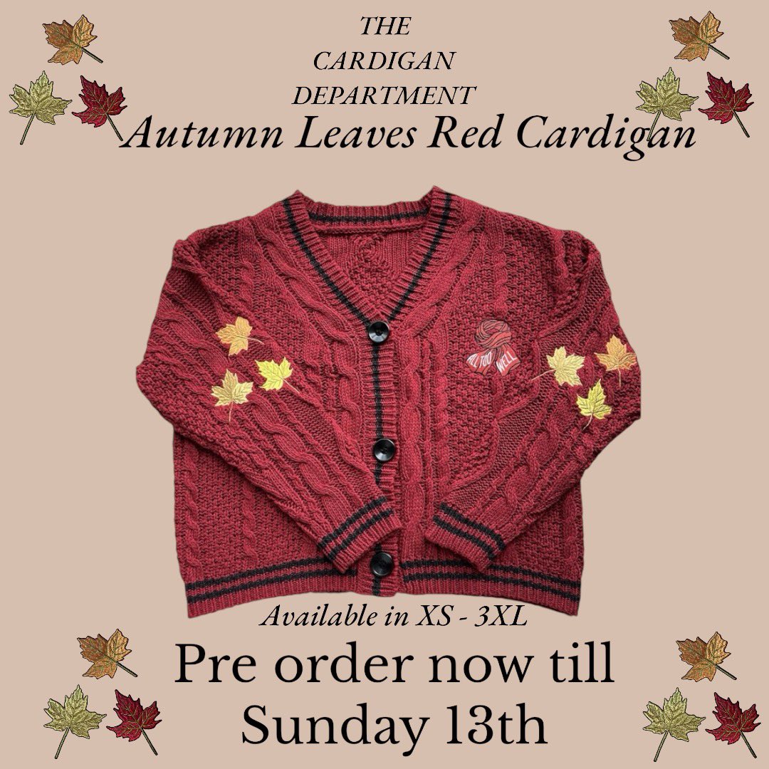 TCD_INT's tweet photo. If this gets 50 retweets we will host a giveaway on the brand new cardigan!

https://t.co/l9W5gG0AHo https://t.co/fEIKegnptA