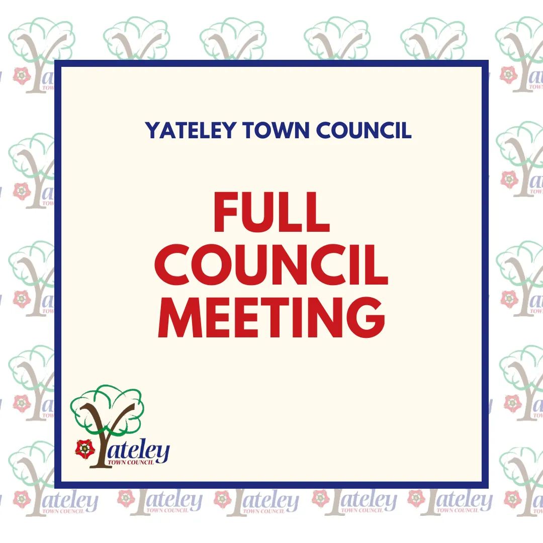 The next Full Town Council meeting will take place on Monday at 7pm in the Oak Room (ground floor of the Council Offices, unless otherwise advised). Please see buff.ly/3Pbn9NZ for more information.