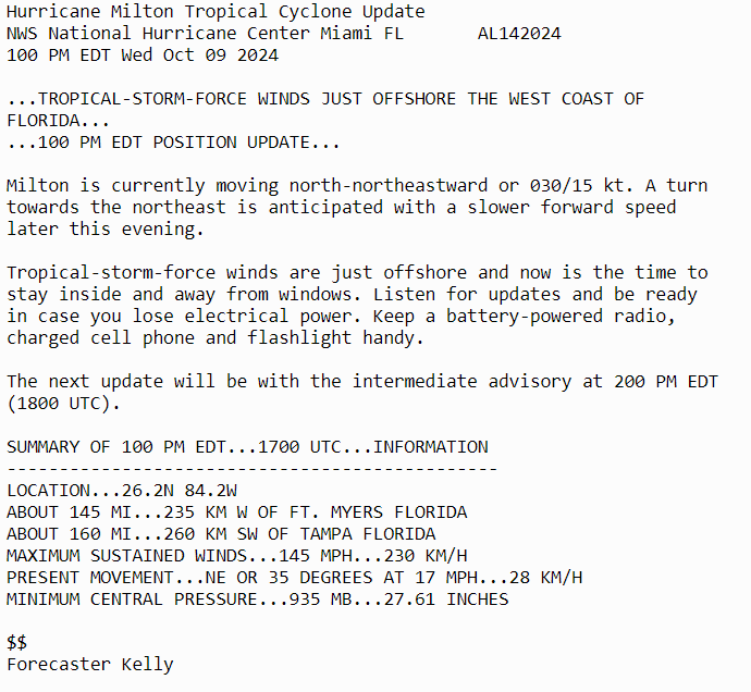 National Hurricane Center tweet media