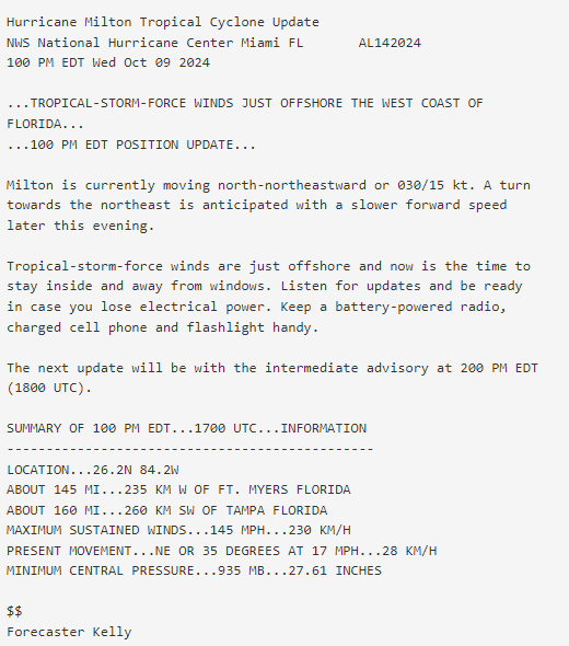 Florida Tropics tweet media