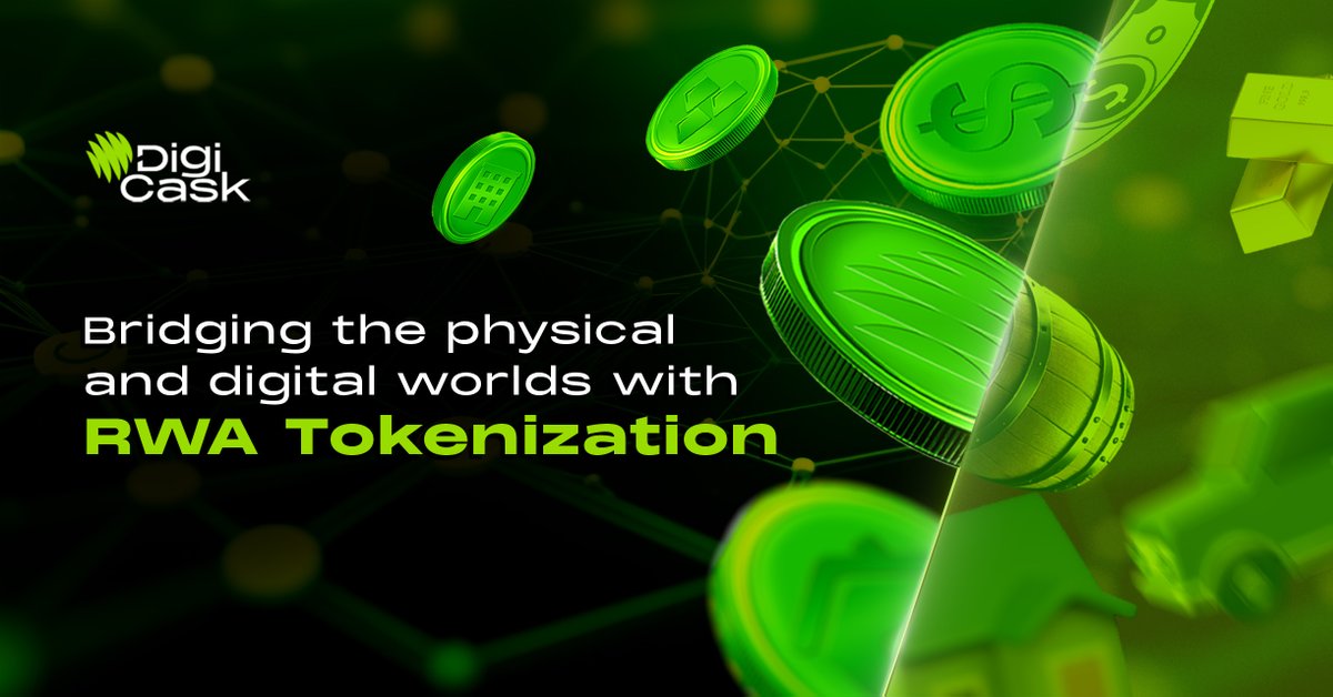 dcaskrwa's tweet photo. RWA tokens are reshaping the global financial landscape—$12B in on-chain value & rapidly expanding.

From whisky casks to real estate, the tokenization of real-world assets is unlocking immense value. 

The booming tech sector is primed for this revolution, and #DigiCask is leading the charge!

Ready to join the future of investments? 👉 https://t.co/FPmCgy619s

#RWA #Tokenization #GlobalFinance