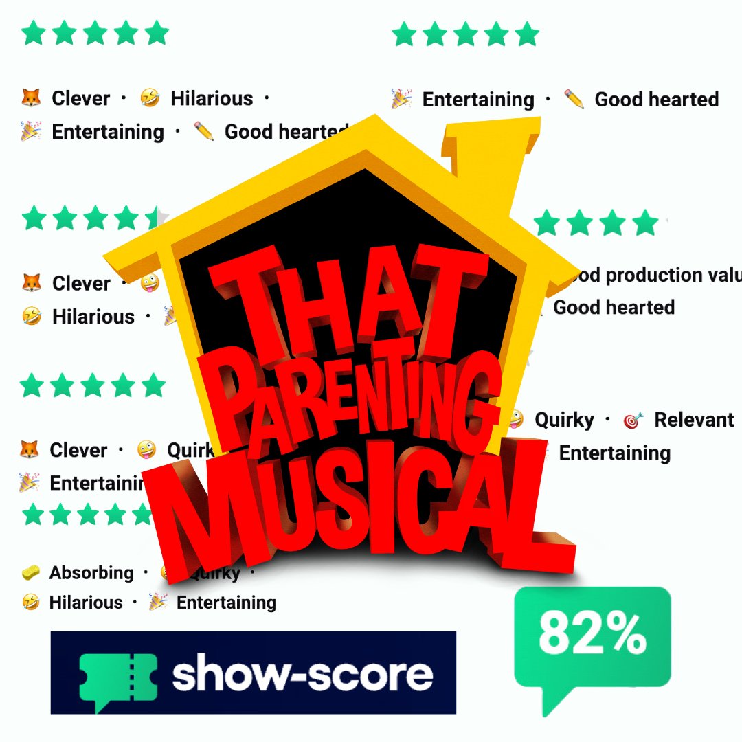 ParentMusical's tweet photo. The buzz is real—That Parenting Musical is all the rage on @Show_Score! Find out how your fellow theatergoers rate the show. https://t.co/f5mzmIi1Bq