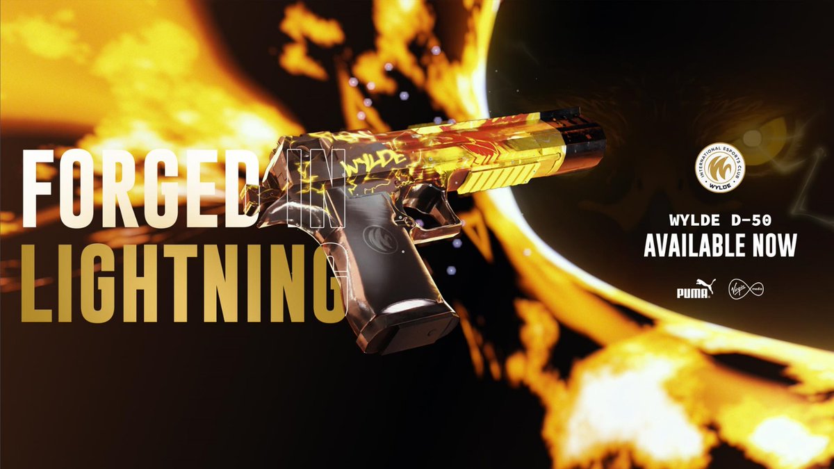 ⚡️Giveaway time ⚡️

Giving away 3 codes for the new Wylde Deagle skin + player card

To enter:

- Follow <a href="/Sneaaak_/">Sneak ᴥ</a>
- Follow <a href="/WYLDE_gg/">WYLDE⚡️</a>
- Retweet this post 🔁

🤞Winners will be picked on October 14th, good luck🤞