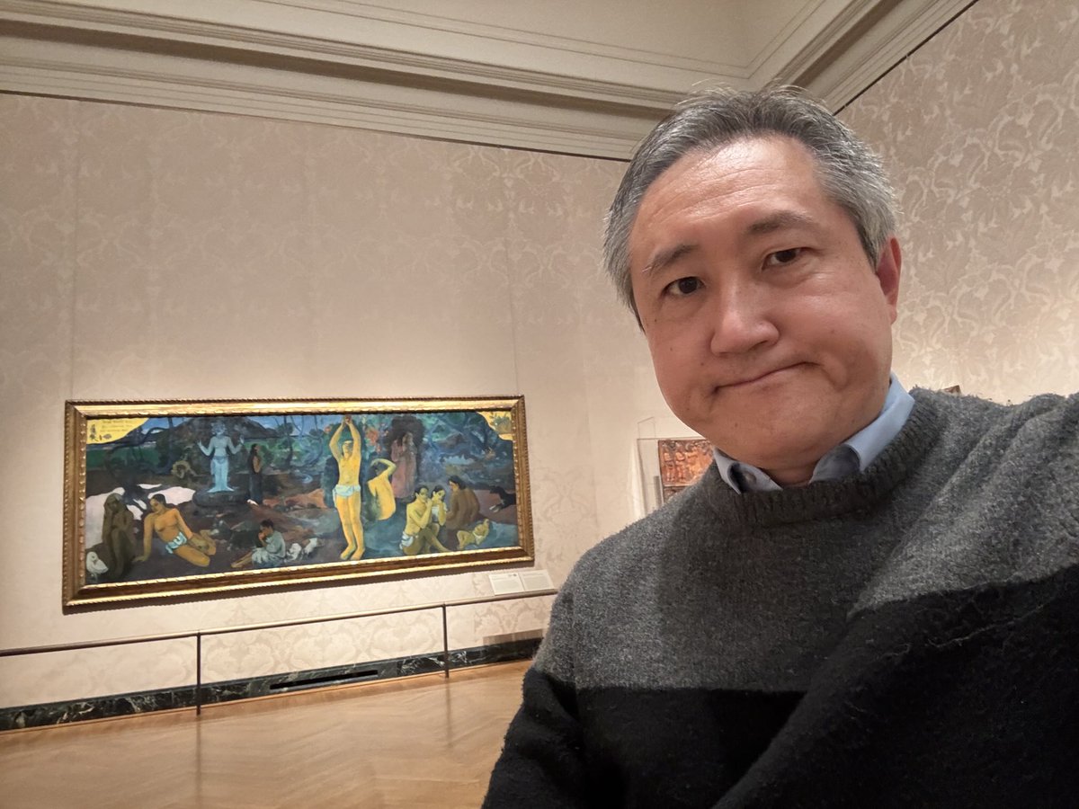 nantaro's tweet photo. Finished my last session at #CHEST2024. Driving on my way back, I have stopped by at the museum of fine arts #MFABoston as I reflect on “where do I come from? what am I? where am I going?”. Thank you #CHEST, what an amazing meeting @accpchest #impressionist #gauguin https://t.co/AECjMQcyoE