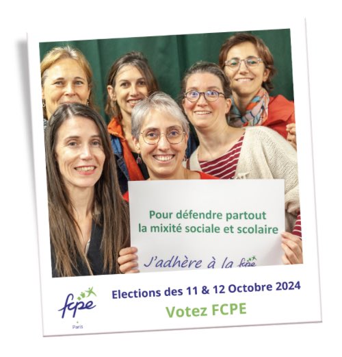 #ElectionsScolaires2024

Des parents convaincus de la force du collectif pour agir et avancer ensemble, pour la mixité scolaire et sociale dans tous les établissements

🚨Les 11 &amp; 12 octobre, votez pour des parents engagés, votez #FCPE ! 

Ensemble, Nous avons le pouvoir d’agir!