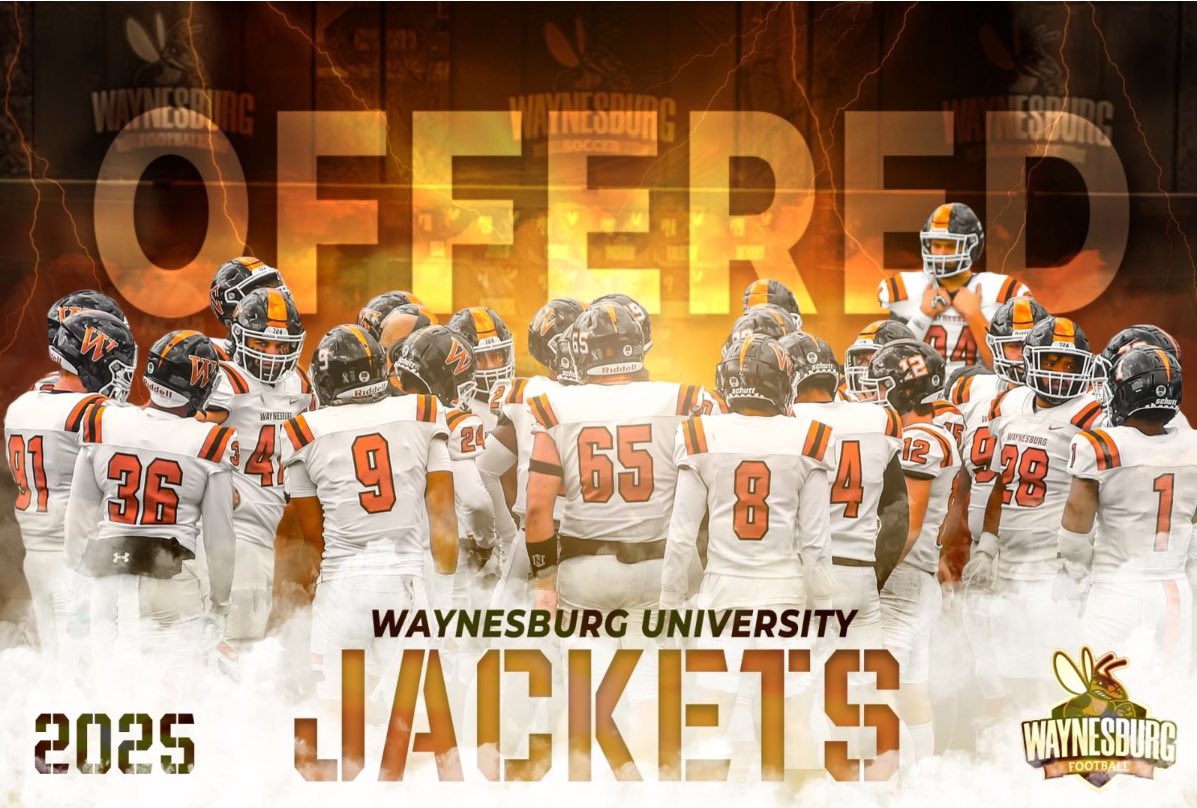 I’m very excited to announce my next offer to @WU_SWARM ! Thank you <a href="/ZackWindsor1/">Zack Windsor</a> for the news today and I’m excited to set up a visit sometime soon ! #GoSwarm

<a href="/JPMcCaskeyFB/">JP McCaskey Football</a>
 <a href="/JPCoachThompson/">Bcthompson51</a> 
<a href="/DBCoachJoey/">Joey Cannavacciuolo</a>
<a href="/BIGMAVERICK73/">John Jones</a> 
<a href="/JPMCoachWillz/">Coach Julian Williams</a>