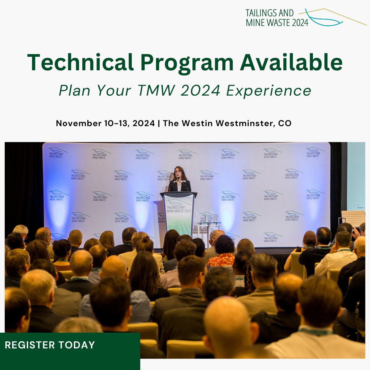 Tailings and Mine Waste Conference tweet media