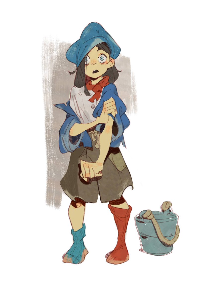 SoloQPlanner's tweet photo. We’re over halfway through our Kickstarter campaign and we’re celebrating by unveiling a new character! 

We’ve collaborated with the incredible @humanmgn to show you The Kid. 

You’ll meet The Kid, and our other characters, shortly in #SoloQ! 

#dnd #ttrpg https://t.co/2uB1ZkUEUE