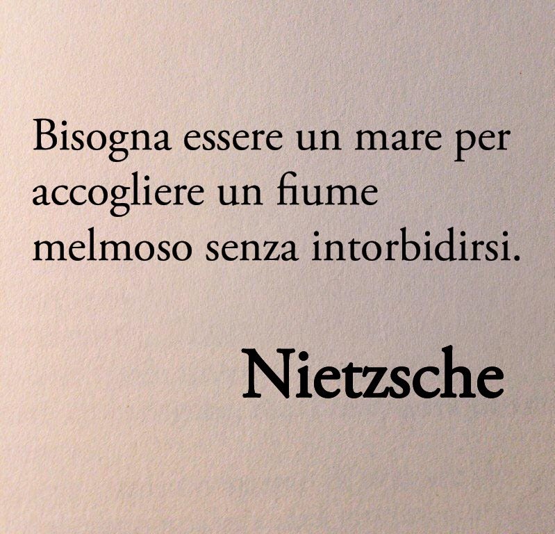 Poesiaitalia's tweet image. Nietzsche, sii mare, non disunirti. Geniale