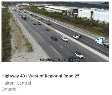 superpilotish's tweet photo. Considering how everyone is trying to flee Milton, the 401 shows surprisingly light traffic.🤔 https://t.co/ICasooHlDe