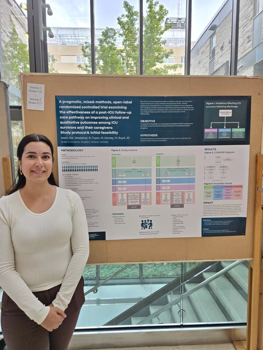 Tasha Jawa (@jawatasha) on Twitter photo Discussing the preliminary results of our post-ICU follow-up care RCT at this morning’s annual Medical Student Research Showcase! <a href="/QueensMDPhD/">Queen's MD/PhD</a> <a href="/QueensUHealth/">Queen's Health Sciences</a> <a href="/QueensU_CNS/">Neuroscience at Queen's University</a> <a href="/jgordonboyd/">J Gordon Boyd</a> Discussing the preliminary results of our post-ICU follow-up care RCT at this morning’s annual Medical Student Research Showcase! <a href="/QueensMDPhD/">Queen's MD/PhD</a> <a href="/QueensUHealth/">Queen's Health Sciences</a> <a href="/QueensU_CNS/">Neuroscience at Queen's University</a> <a href="/jgordonboyd/">J Gordon Boyd</a>