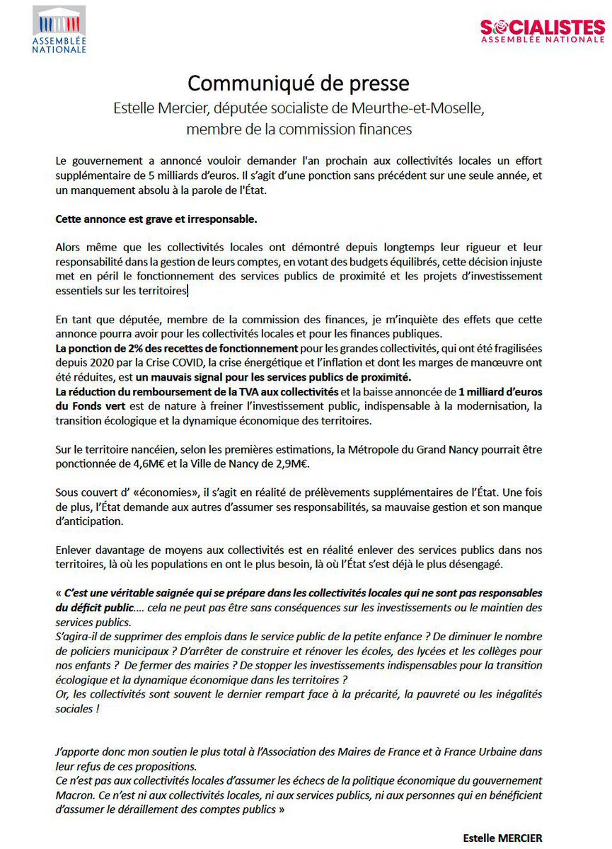 Parti Socialiste - Nancy tweet media
