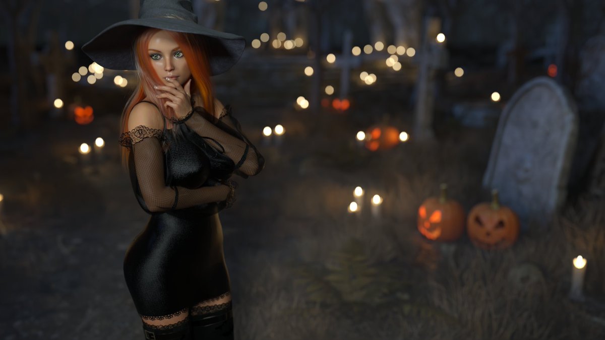 Alysa is getting witchy this halloween! More on Pat/SS!
