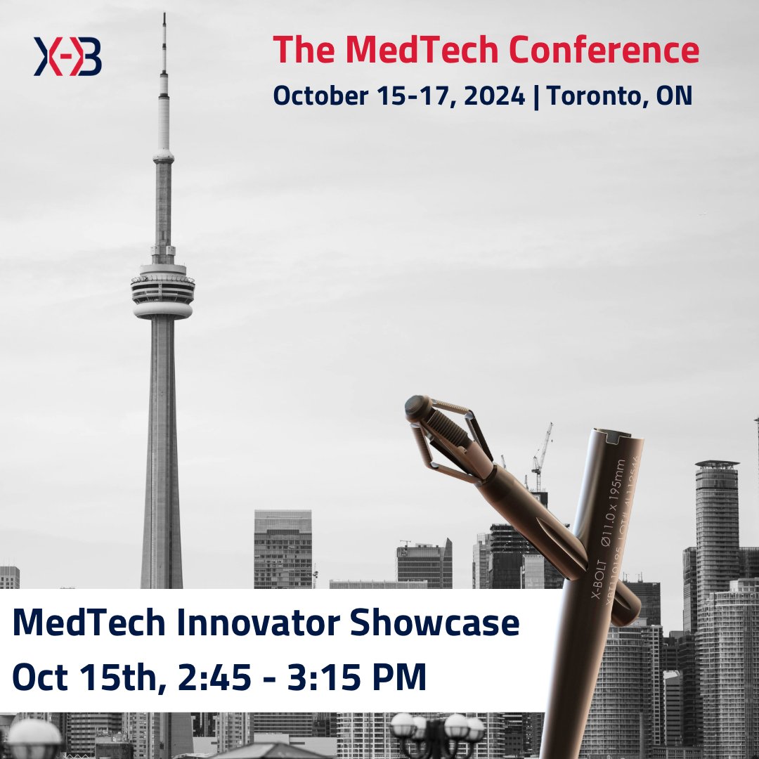 XBTrauma's tweet image. We will be attending The MedTech Conference in Toronto, presented by @AdvaMedUpdate, from Oct 15-17! Proud to be part of @MedTechAwards’  cohort. Don’t miss our panel session on Oct 15, 2:45-3:15pm! #MedTechConference #AdvaMed