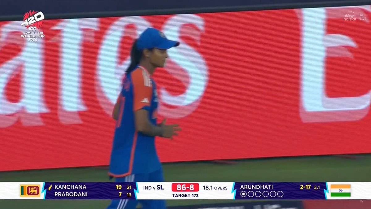 TheAcecricket's tweet photo. Radha Yadav with yet another catch! ๐ฏ She is everywhere tonight ๐ owning the field โ sensational display! ๐ฎ๐ณ๐ฅ
#IndiaCricket #Cricket #CricketTwitter #CricketNews #IndianCricket #INDWVSSLW #slwvsinw #T20Cricket #ICT #IndianCricketTeam #IndianCricketwomen #ShafaliVerma #SmritiMandhana #HarmanpreetKaur #JemimahRodrigues #RichaGhosh #DeeptiSharma #ArundhatiReddy #PoojaVastrakar #ShreyankaPatil #AshaSobhana #RenukaThakurSingh