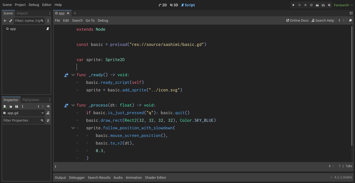 Kapendev's tweet image. The Redot Engine is beautiful... 😮
I can&apos;t wait for version 4.20!

#RedotEngine