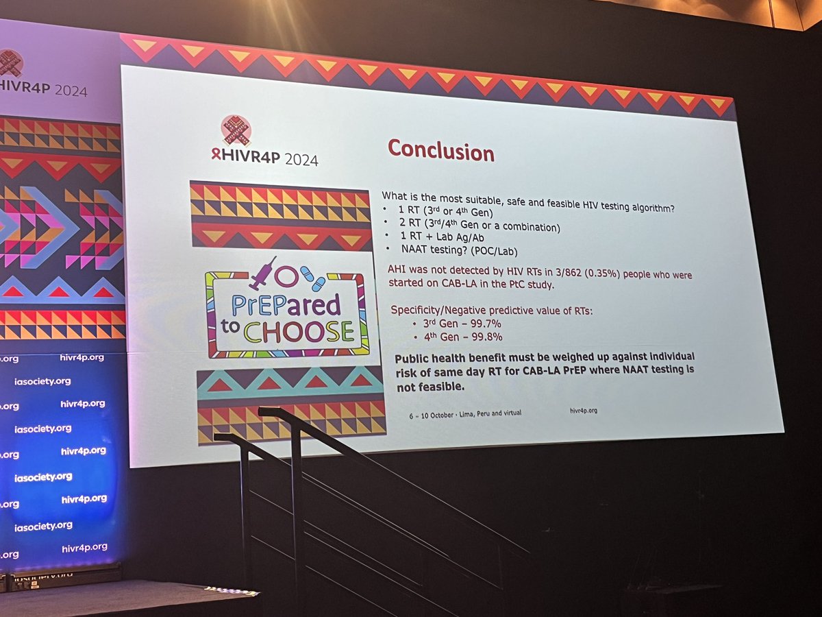 ivansegy47's tweet image. Exciting HIV prevention science at the late-breaker abstracts at #HIVR4P2024:
•PK superiority of the 3mthly 100mg PrEP ring
•Acceptability of LA PrEP placebos
•LAI-CAB continuum
•HIV RDTs for CAB-LA
•WGS and HIV prevalence gender-gap
•Estimating HIV acquisition time