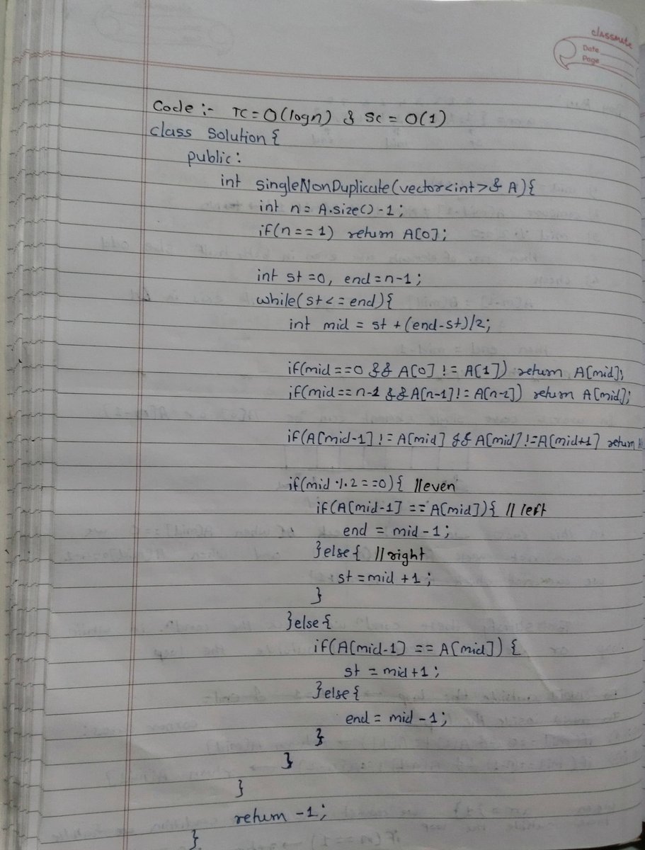 RiteshS1015's tweet photo. Day 10 - #100DaysOfCode ✅
Completed Lectures 20 &amp; 21 of the DSA series with @ShradhaKhapra_ Mam
Feeling more confident with #BinarySearch after tackling Leetcode Problem #540 &amp; the Book Allocation Problem!
Huge shoutout to Shradha Di for the amazing content
#DSA #CodingJourney https://t.co/aKXR5kOEt1