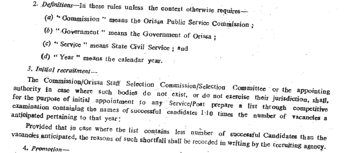GESWA_ODISHA's tweet photo. You had misguided the outgoing Government. AEE is an initial recruitment and there is a rule to conduct examination by OPSC for initial recruitment. Refer para-3 of the attached rule dated 19.07.2003 and give your comment https://t.co/ZSxgtvQwrt