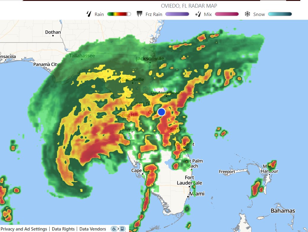 The blue dot is our <a href="/rtsorlando/">RTS Orlando</a> campus, and the radar is what is projected for a little after 4pm today. Pray for all in harm's way. #Milton #Milton2024 #miltonhurricane  

Be still, my soul; the waves and winds still know
His voice who ruled them while He dwelt below.
