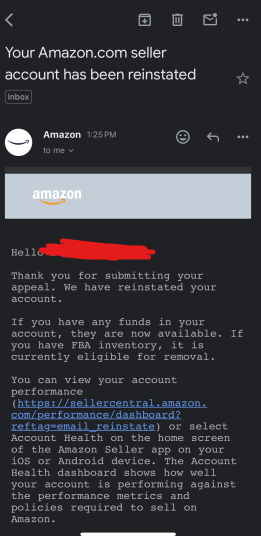 fern (@5ifty6ixfern) on Twitter photo Huge thanks to <a href="/Amzappeals/">Universatile</a>
Was battling a deactivation for 2 months without any suitable invoices to back up my claims.
They were able to reactivate my account after 3 weeks of hiring, couldn't be more thankful.
Highly recommend checking them out Huge thanks to <a href="/Amzappeals/">Universatile</a>
Was battling a deactivation for 2 months without any suitable invoices to back up my claims.
They were able to reactivate my account after 3 weeks of hiring, couldn't be more thankful.
Highly recommend checking them out