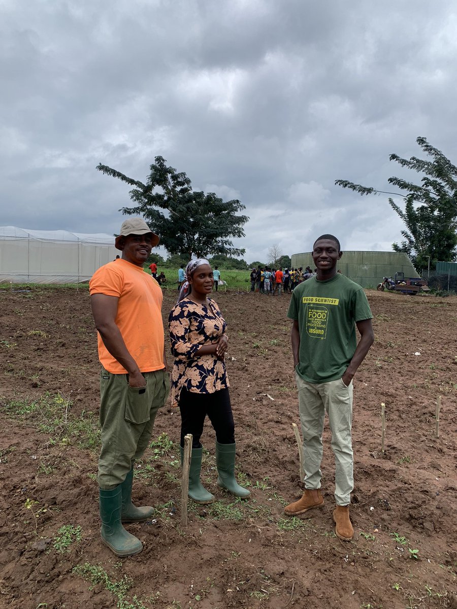 OpeimuTheFarmer's tweet photo. The #Agric sector needs to be lead by the youth.

The @ACHI_GhanaHorti offers everyone an opportunity to learn agric, practice agric, and make money from agric (horticulture)…

 I’m grateful to be part of this life changing program.
@tudelft @HGTGhana #Farmingasbusiness https://t.co/Emn34dhlyN
