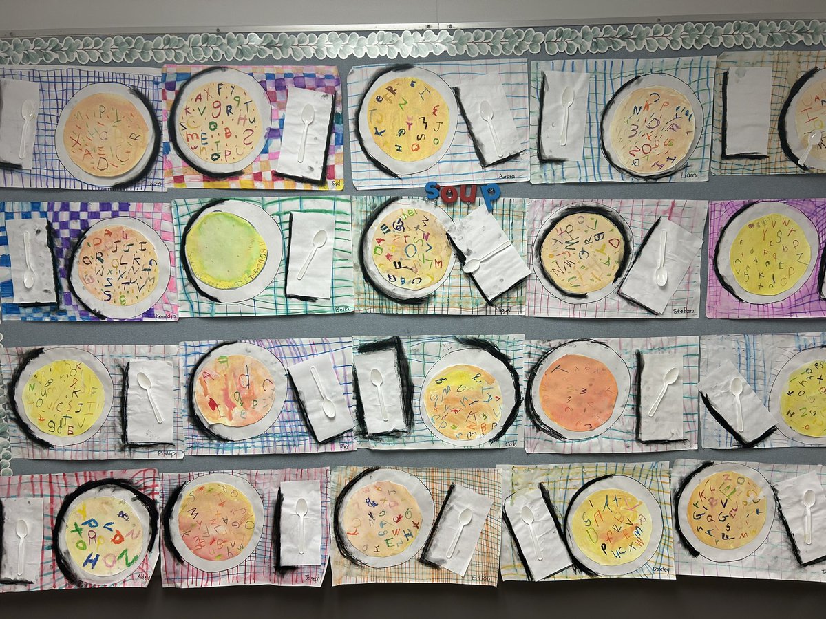The halls of LE are filled with such creative art work from our students! From colourful name art, to signs of fall, to vegetable soup. We are so lucky to have such talented teachers who support their students into developing their artistic skills. <a href="/deltasd37/">DeltaSchoolDistrict</a>