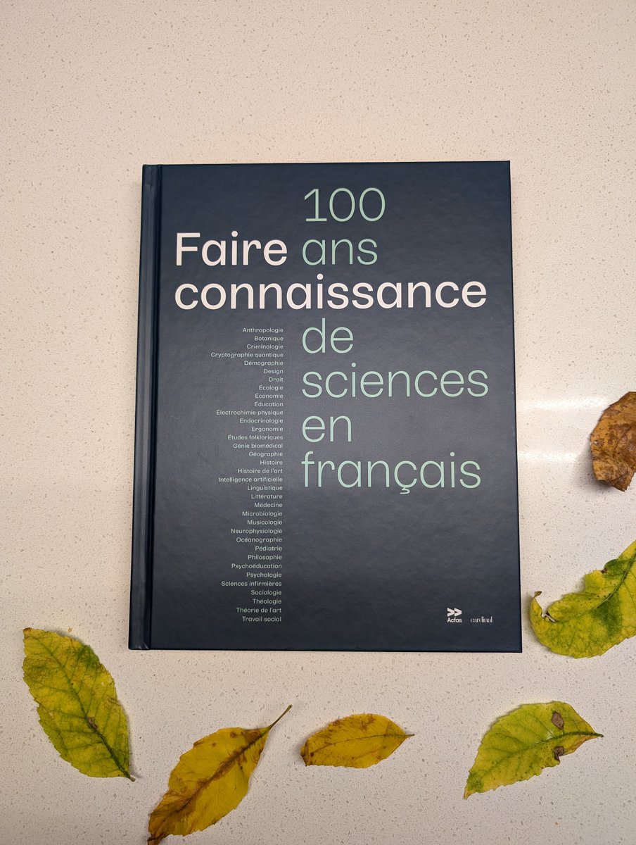 📚✨ Journée nationale "Je lis la science!" ✨📚
Découvrez Faire connaissance, un livre captivant de l'Acfas qui met à l'honneur des figures clés de la recherche en français.