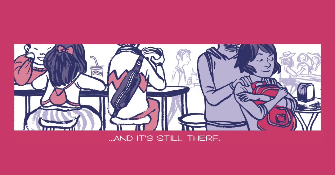 Not taking something that doesn't belong to you? What a notion...

HANAMI is a love letter to Japan and it's magical culture and art from creator @juliacejas_art. Available at your favorite book store and local comics shop today.