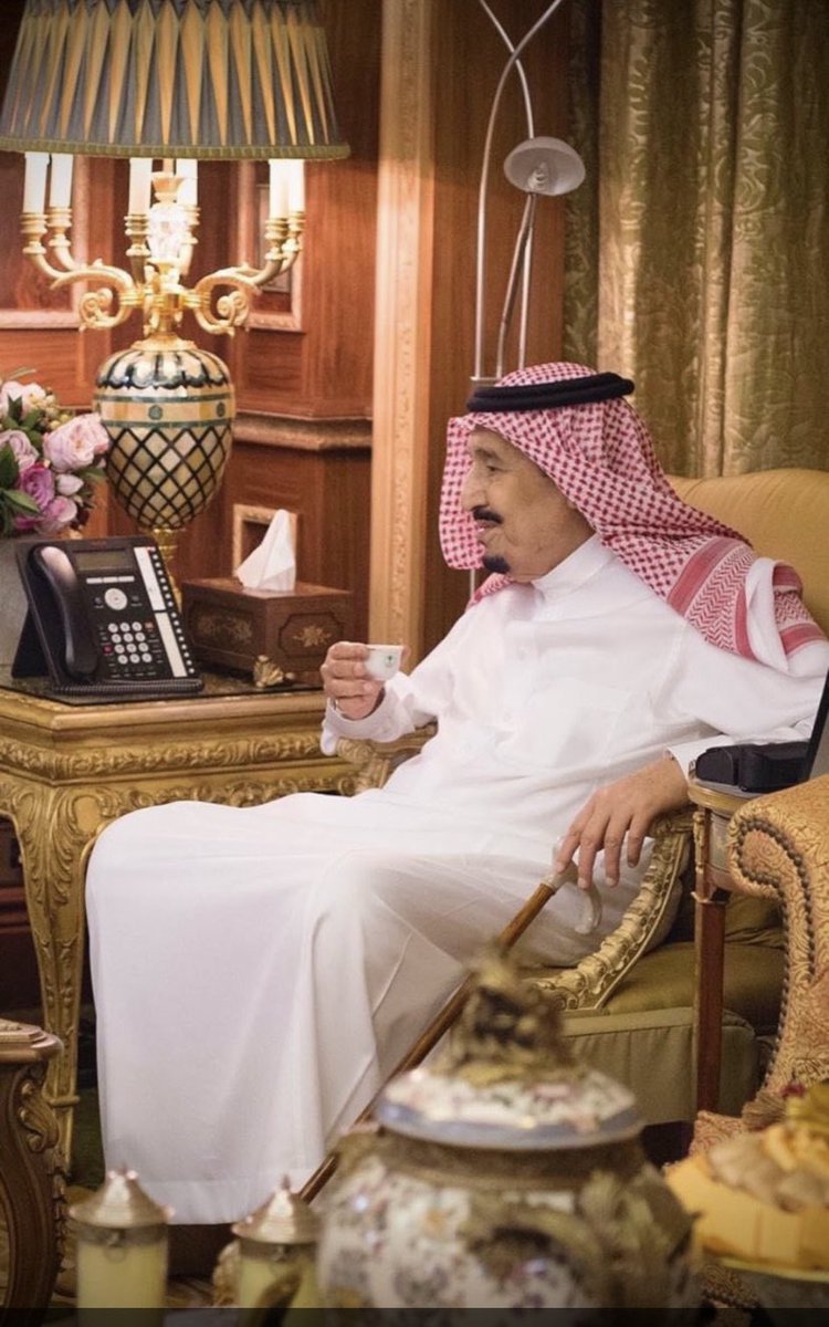 #الديوان_الملكي
#الملك_سلمان اللهم لك الحمد حتى ترضى نحمد الله على سلامة والدنا وقائدنا الملك سلمان بن عبدالعزيز حفظه الله وادام الله عليه الصحة والعافية.