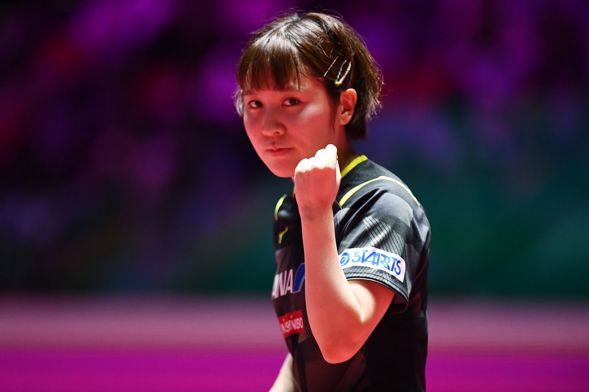 歴史を変えた、中国撃破での優勝🥇

#アジア選手権 2024🇰🇿
■女子団体 決勝
🇯🇵日本 3-1 中国🇨🇳

＜第1試合＞
#張本美和 3-2 王芸迪
7-11/11-7/11-6/8-11/11-9

＜第2試合＞
#伊藤美誠 0-3 孫穎莎
10-12/6-11/5-11

＜第3試合＞
#平野美宇 3-1 陳幸同
11-9/10-12/12-10/11-4

＜第4試合＞
#張本美和 3-2