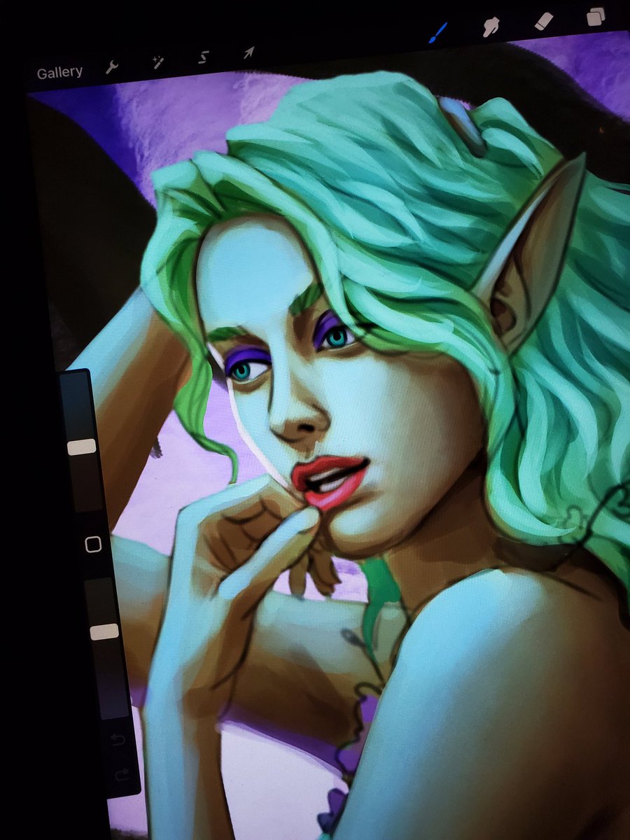 For #wipwed, here's the final two elves for my 2025 calendar, A Season of Elves!

#digitalart #humanartist