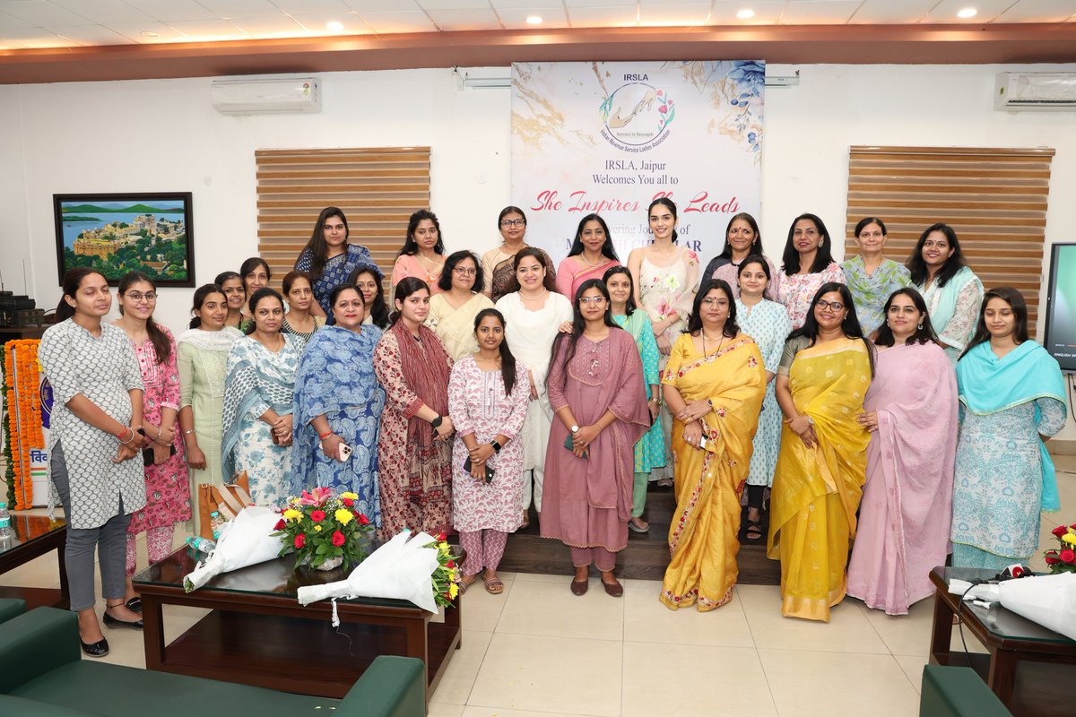 IRSLA Jaipur hosted 'She Inspires She Leads' event where Ms. Manushi Chhillar, winner of Miss World 2017 and actor, graced the occasion. She shared her inspiring journey and engaged in an interactive session with the audience.