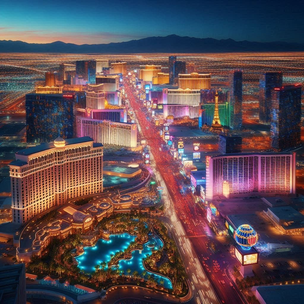dedecomtr's tweet photo. #LasVegas'ın ünlü Strip yolunun uzaydan görülebildiğini biliyor muydunuz? ✨

🌌 Işıl ışıl bir macera sizi bekliyor!  #Casino https://t.co/151ODjdIV9