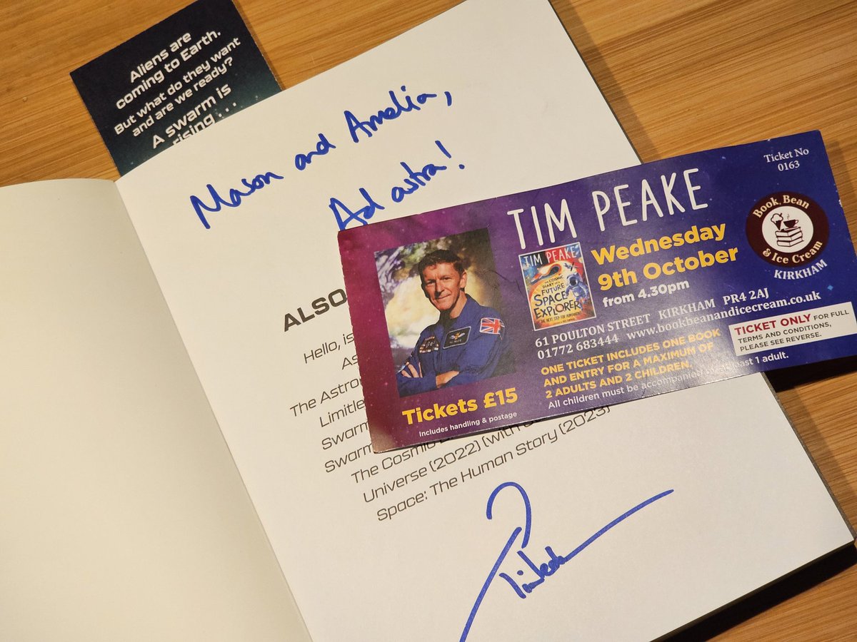 Matt McIver (@matt_mciver) on Twitter photo Awesome to meet <a href="/astro_timpeake/">Tim Peake</a>. Inspiring our next generation of future astronauts. Well done <a href="/SilverDellBooks/">Book, Bean & Ice Cream</a> . Mason even got his first experience with ITV News. Good preparation for the pre mission press conferences when he's an Astronaut π¨βπππͺ PS check out Tim's books π Awesome to meet <a href="/astro_timpeake/">Tim Peake</a>. Inspiring our next generation of future astronauts. Well done <a href="/SilverDellBooks/">Book, Bean & Ice Cream</a> . Mason even got his first experience with ITV News. Good preparation for the pre mission press conferences when he's an Astronaut π¨βπππͺ PS check out Tim's books π