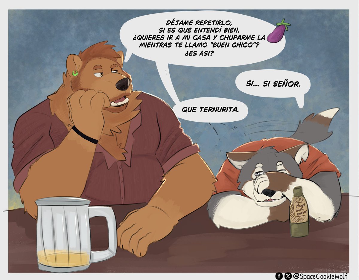 SpaceCookieWolf's tweet photo. They just met with an app.

#furryart https://t.co/nrYwzCwwG4