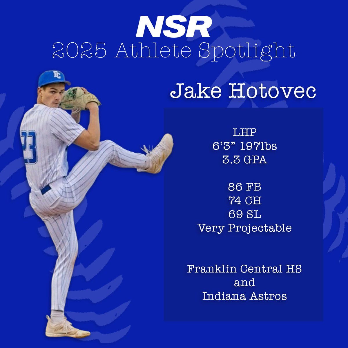 🚨⚾️NSR Indiana 2025 Athlete Spotlight⚾️🚨

Jake Hotovec <a href="/JakeHotovec/">Jake Hotovec</a>
2025 @BaseballFlashes and <a href="/IndianaAstros/">Indiana Astros Org</a> 
LHP

"Jake had a great fall w/ 6.2ip and 11 K's"

<a href="/NSRMidwest/">NSR Midwest - IN, OH, MI</a>

Jake’s NSR Profile:
evo.nsr-inc.com/prospect_detai…