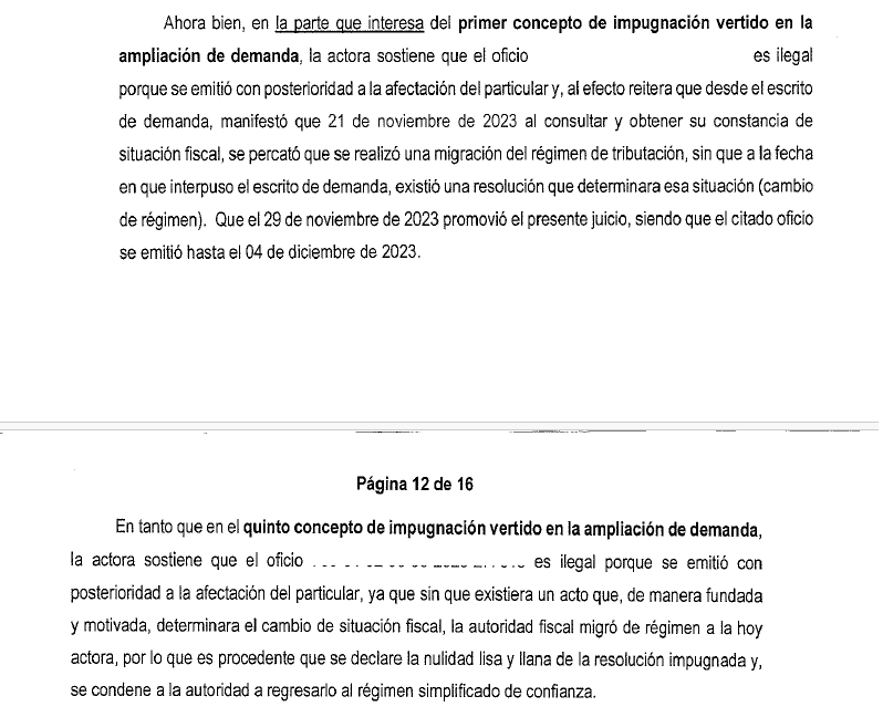 murguia_gerardo's tweet photo. Otro motivo más de nulidad en tema de RESICO, muy sencillo, cuando la autoridad realizo la migración sin notificación;
Recién llegada la sentencia, si desean que se las comparta, dejen su correo y RT. https://t.co/8jXc6xIPu4
