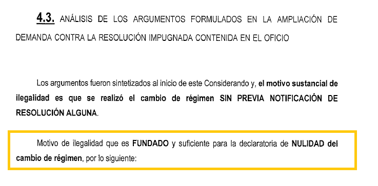murguia_gerardo's tweet photo. Otro motivo más de nulidad en tema de RESICO, muy sencillo, cuando la autoridad realizo la migración sin notificación;
Recién llegada la sentencia, si desean que se las comparta, dejen su correo y RT. https://t.co/8jXc6xIPu4