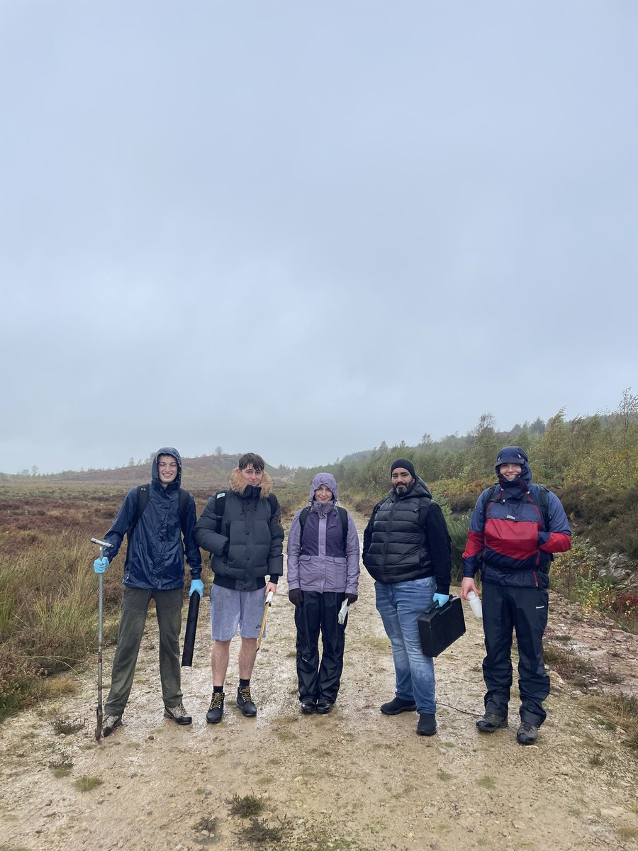 Ola Kwiecien (@olakwiecien3) on Twitter photo Neither wind nor rain can stop brave <a href="/NUGeog/">Geog & Env Sciences</a> students from getting their samples! Today’s trip took us to Doddington Norh Moor and level 5 sampled soils and water for their project on carbon budgets.
💨🌧️🎓🥾🌳🌲🧪🙂 Neither wind nor rain can stop brave <a href="/NUGeog/">Geog & Env Sciences</a> students from getting their samples! Today’s trip took us to Doddington Norh Moor and level 5 sampled soils and water for their project on carbon budgets.
💨🌧️🎓🥾🌳🌲🧪🙂