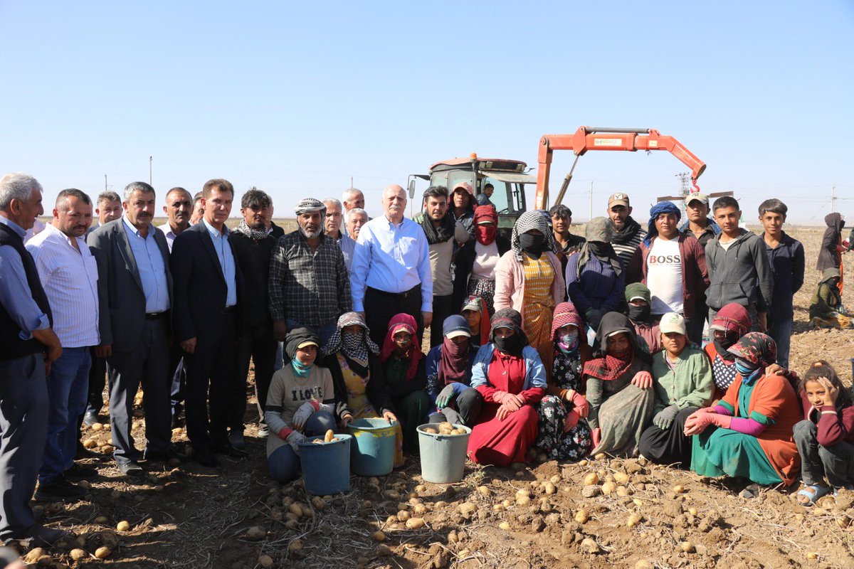 Niğde’nin Konaklı Kasabasının Höyük Mahallesinde patates ve kuru soğan hasadına katıldım. Niğde ve Nevşehir Ziraat Odaları Başkanları ile birlikte basın açıklaması yaparak çiftçilerimizin sorunlarını ve beklentilerini paylaştım. Hasadını yaptığımız patates ve kuru soğanda tüm