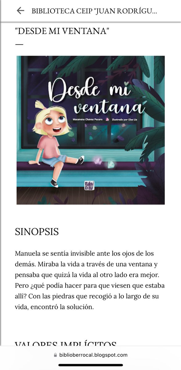 Auladelaratita's tweet photo. 10 de octubre: #diamundialdelasaludmental 
Trabajar la salud mental con este cuento 💫🤍 @BABIDIBUlibros 
https://t.co/vqrua4fvuP https://t.co/8szfjJchRV