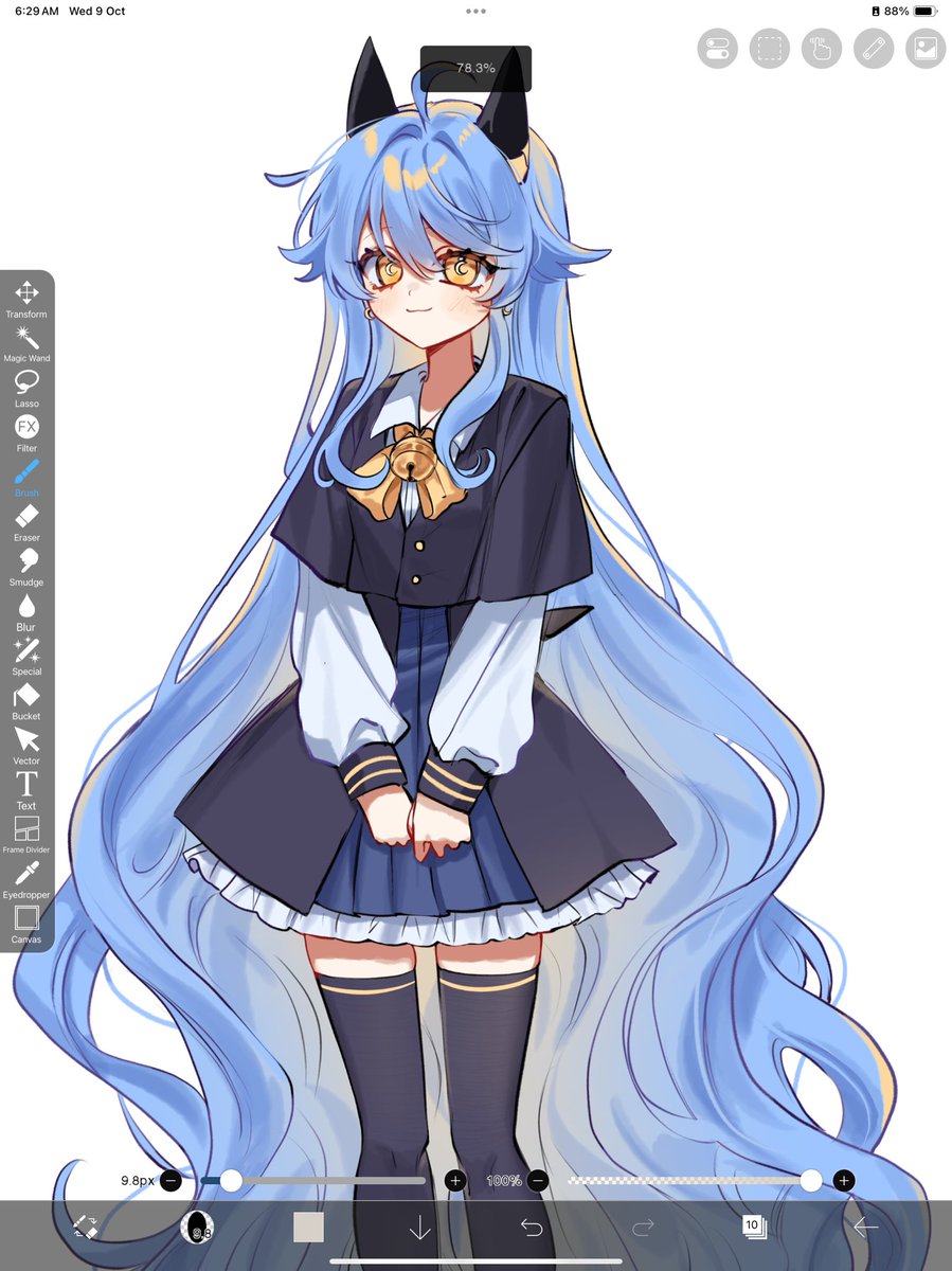 Colorful sketch 🐈‍⬛ #sketch #digitalart #drawing