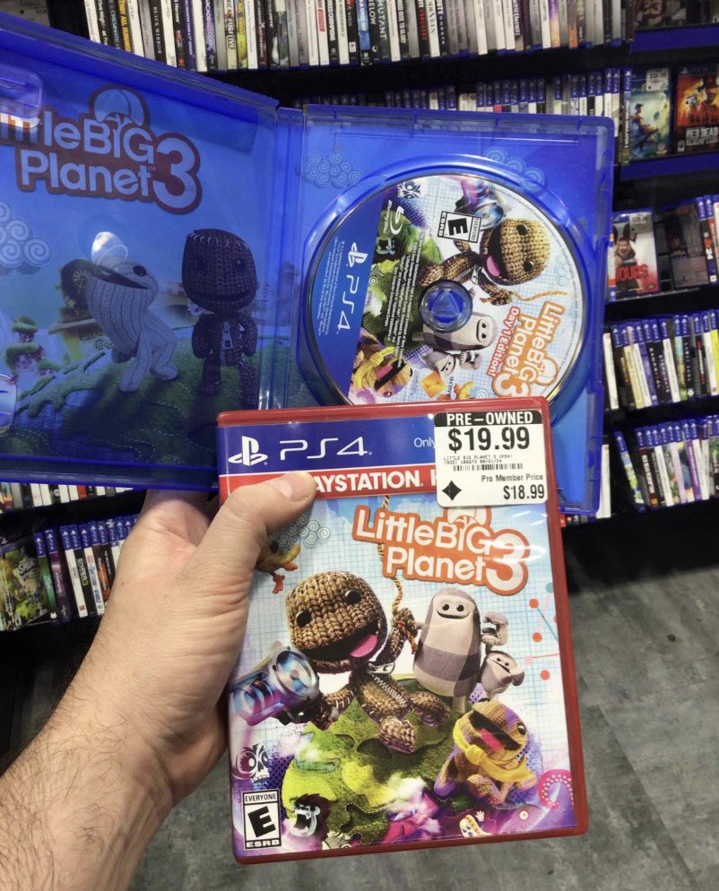 gamestop's tweet image. retweet to scare sony