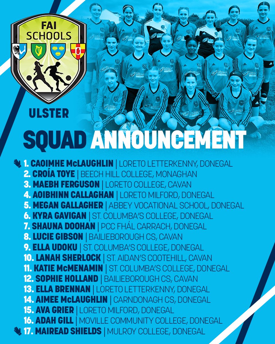 FaisUlsterGirls's tweet photo. Meet the Class of 2024 @faischools https://t.co/MqHnkRHY8m